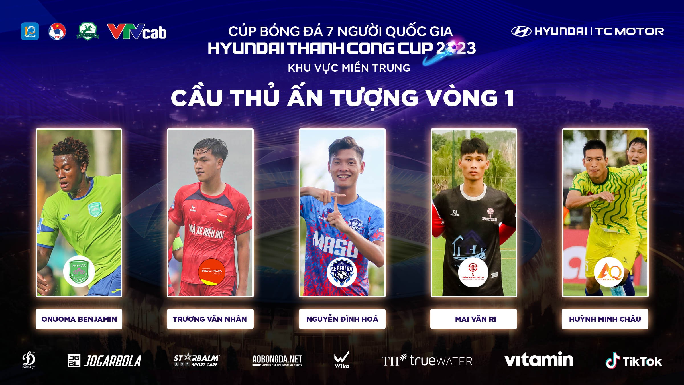 Bình chọn cầu thủ ấn tượng vòng 1 VSC-S3 khu vực miền Trung